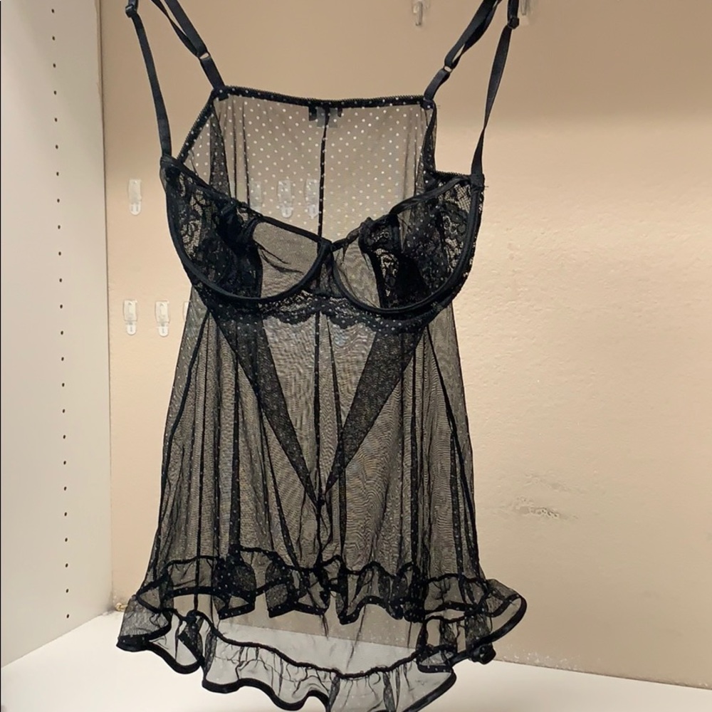 Lingerie shirt dress